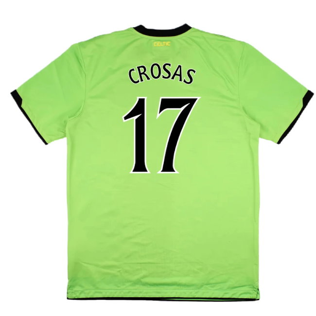 Celtic 2010-11 Away Shirt (Sponsorless) (M) (Excellent) (Crosas 17)