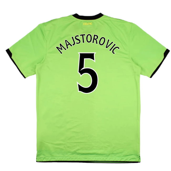 Celtic 2010-11 Away Shirt (Sponsorless) (M) (Excellent) (Majstorovic 5)