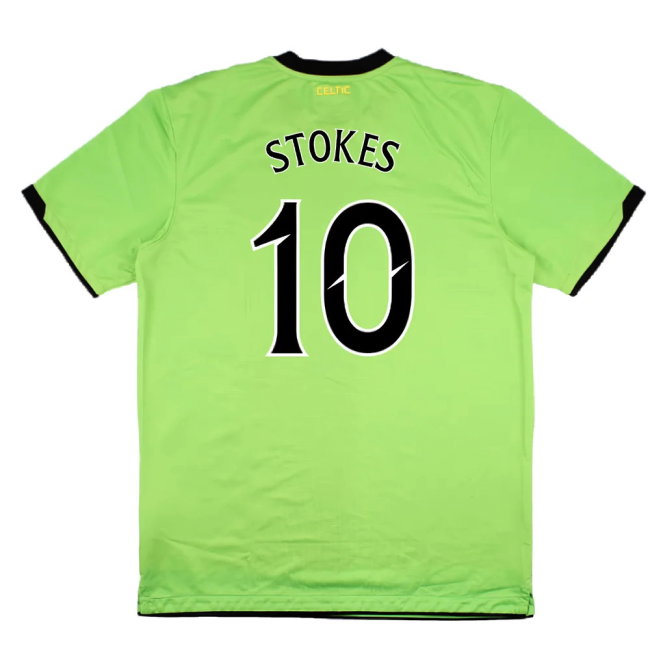 Celtic 2010-11 Away Shirt (Sponsorless) (M) (Excellent) (Stokes 10)