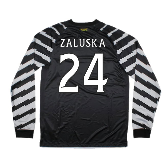Celtic 2010-11 Goalkeeper Long Sleeve Shirt (M) (Mint) (Zaluska 24)