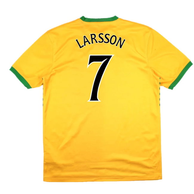 Celtic 2013-14 Away Shirt (Sponsorless) (M) (Very Good) (Larsson 7)