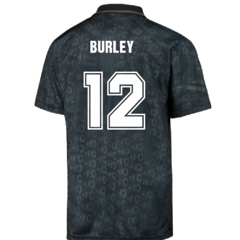 Chelsea 1992 Black Out Retro Football Shirt (Burley 12)