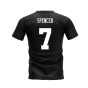 Chelsea 1995-1996 Retro Shirt T-shirts (Black) (Spencer 7)