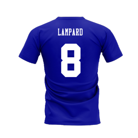 Chelsea 1995-1996 Retro Shirt T-shirts (Blue) (Lampard 8)