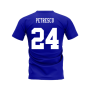 Chelsea 1995-1996 Retro Shirt T-shirts (Blue) (Petrescu 24)