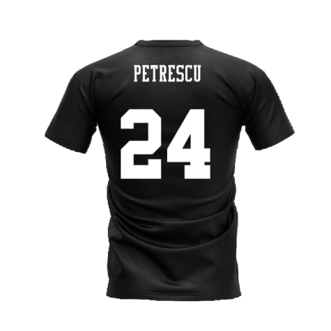 Chelsea 1995-1996 Retro Shirt T-shirts - Text (Black) (Petrescu 24)