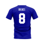 Chelsea 1995-1996 Retro Shirt T-shirts - Text (Blue) (Hughes 8)
