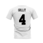 Chelsea 1995-1996 Retro Shirt T-shirts (White) (Gullit 4)