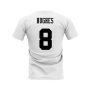 Chelsea 1995-1996 Retro Shirt T-shirts (White) (Hughes 8)