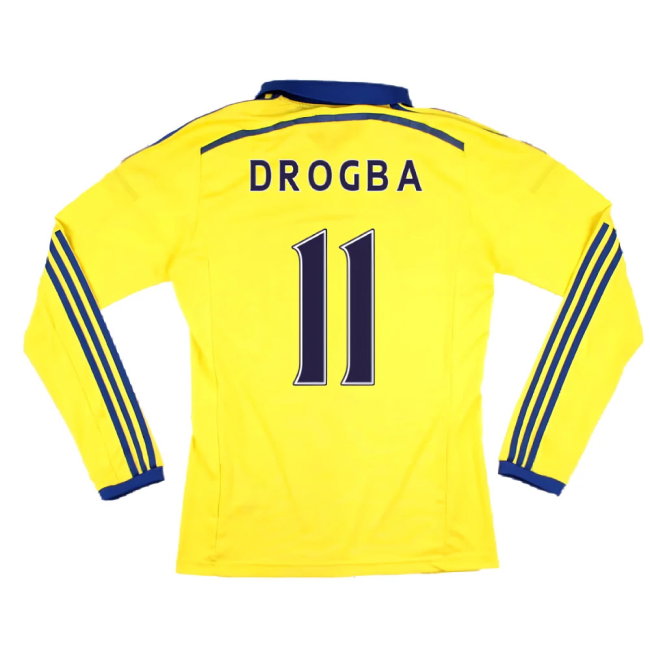 Chelsea 2014-15 Long Sleeve Away Shirt (S) (Excellent) (Drogba 11)