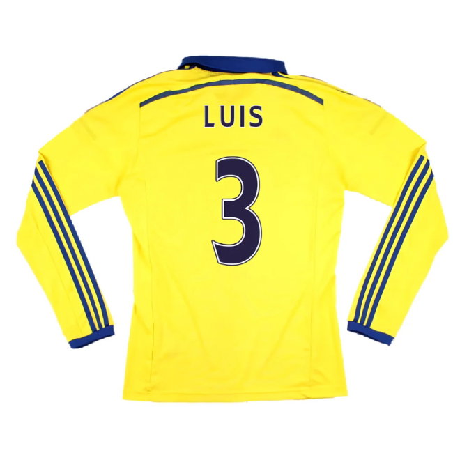 Chelsea 2014-15 Long Sleeve Away Shirt (S) (Excellent) (Luis 3)