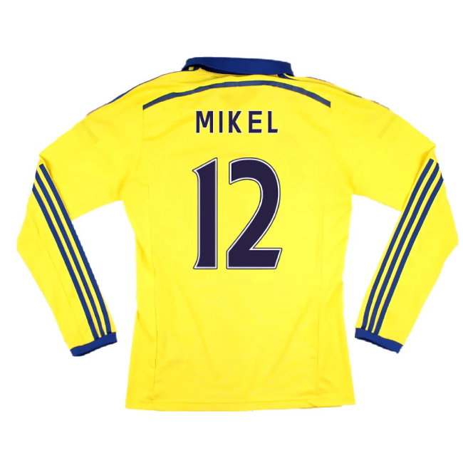 Chelsea 2014-15 Long Sleeve Away Shirt (S) (Excellent) (Mikel 12)