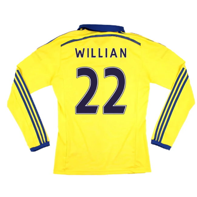 Chelsea 2014-15 Long Sleeve Away Shirt (S) (Excellent) (Willian 22)