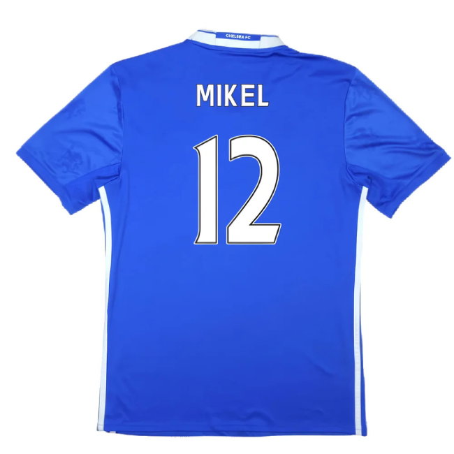 Chelsea 2016-17 Home Shirt (S) (Mint) (Mikel 12)