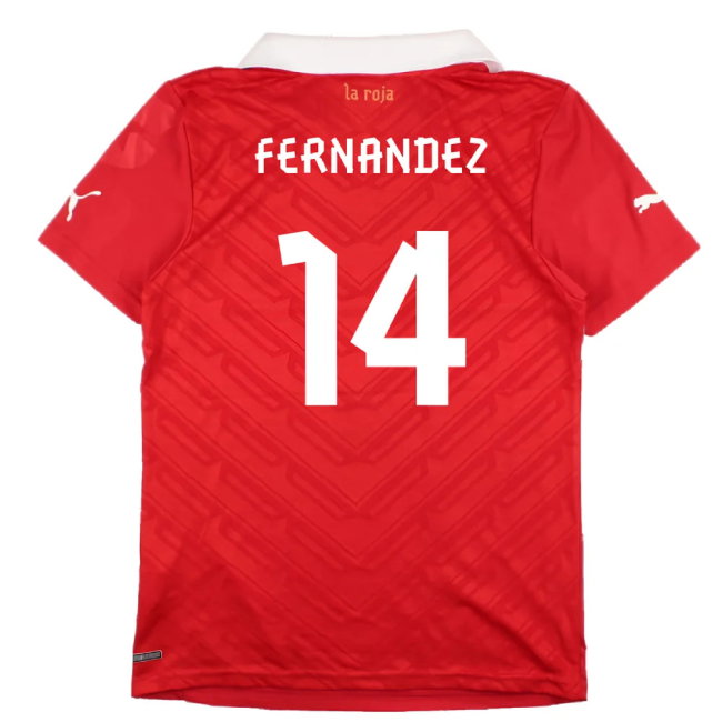 Chile 2012-13 Home shirt (S) (Very Good) (Fernandez 14)