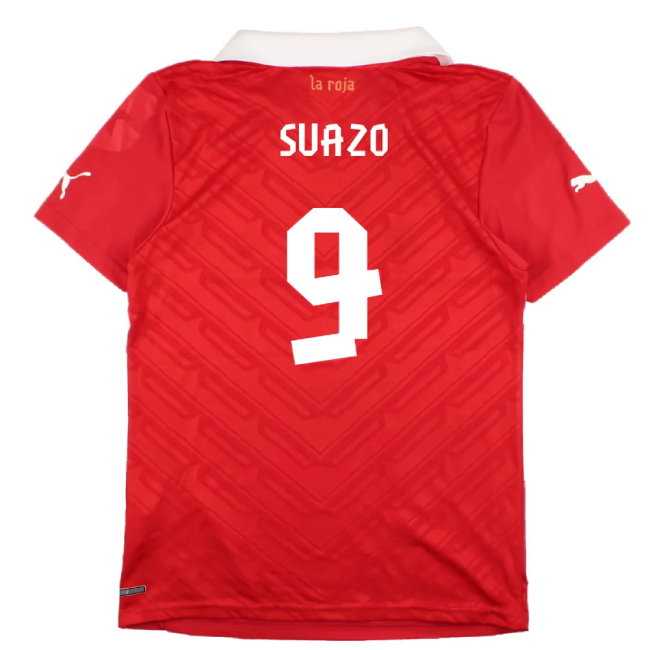 Chile 2012-13 Home shirt (S) (Very Good) (Suazo 9)