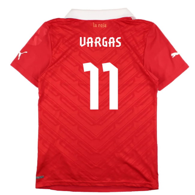 Chile 2012-13 Home shirt (S) (Very Good) (Vargas 11)