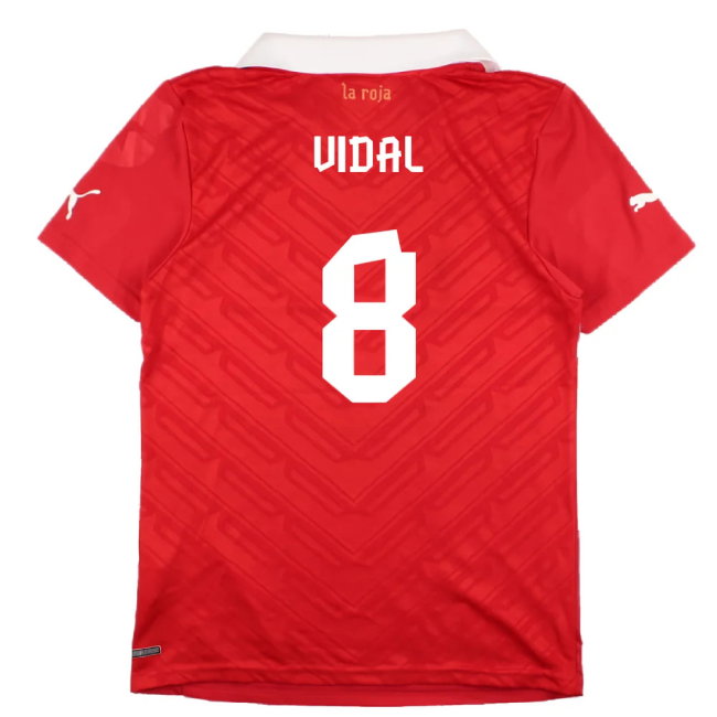 Chile 2012-13 Home shirt (S) (Very Good) (Vidal 8)