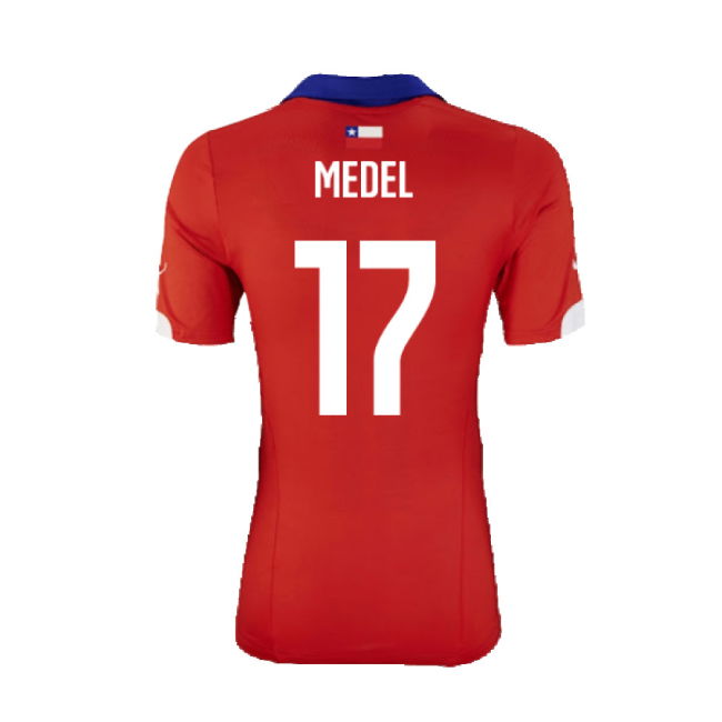 Chile 2014-15 Home Shirt ((Excellent) XL) (Medel 17)
