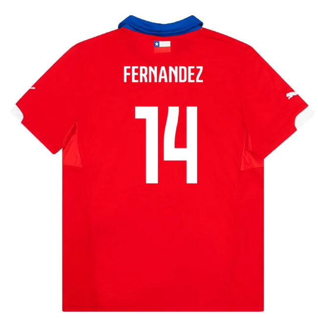 Chile 2014-15 Home Shirt (S) (Excellent) (Fernandez 14)