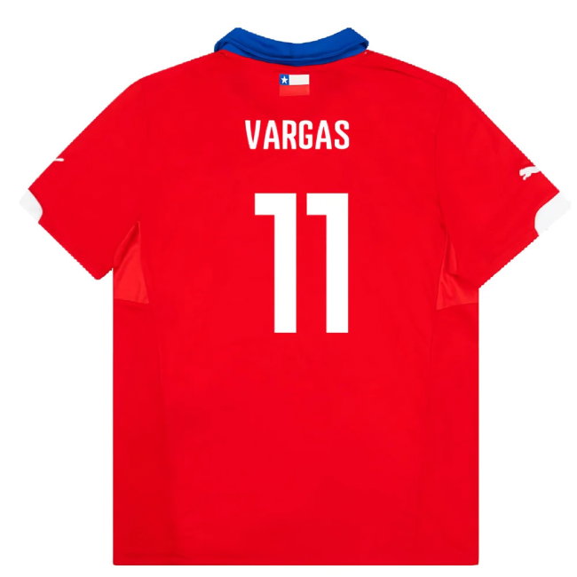 Chile 2014-15 Home Shirt (S) (Excellent) (Vargas 11)