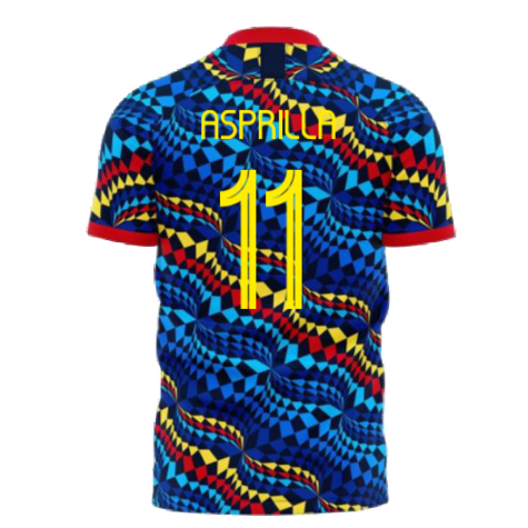 Colombia 2023-2024 Fourth Concept Football Kit (Libero) (ASPRILLA 11)