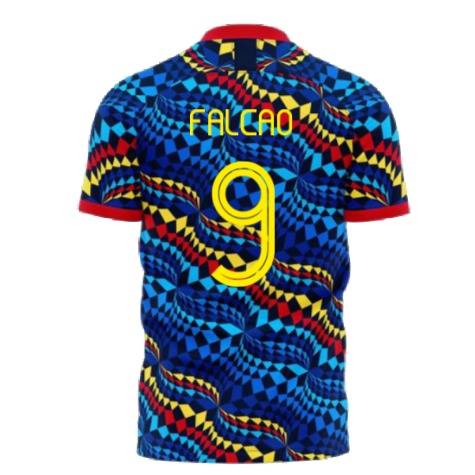 Colombia 2023-2024 Fourth Concept Football Kit (Libero) (FALCAO 9)