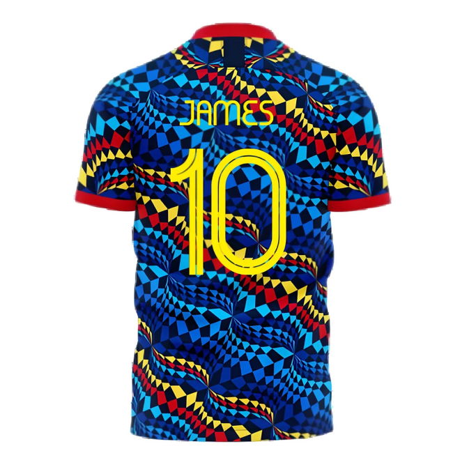 Colombia 2025-2026 Fourth Concept Football Kit (Libero) (JAMES 10)