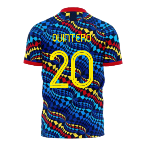 Colombia 2023-2024 Fourth Concept Football Kit (Libero) (QUINTERO 20)