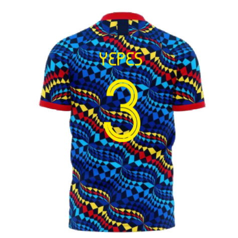 Colombia 2023-2024 Fourth Concept Football Kit (Libero) (YEPES 3)