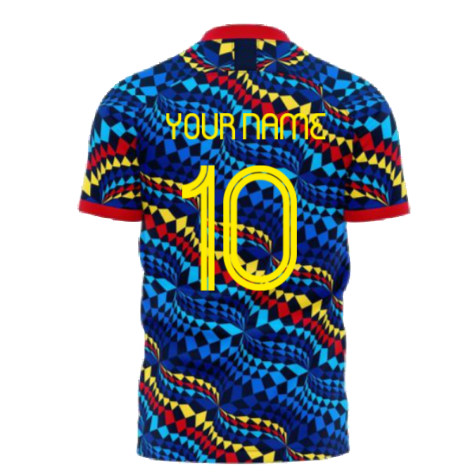 Colombia 2023-2024 Fourth Concept Football Kit (Libero) (Your Name)