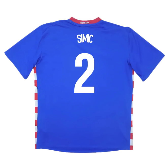 Croatia 2008-2010 Away Shirt (Excellent) (Simic 2)