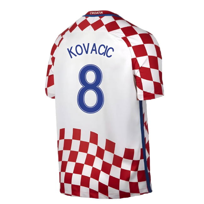 Croatia 2016-17 Home Shirt ((Good) XXL) (Kovacic 8)
