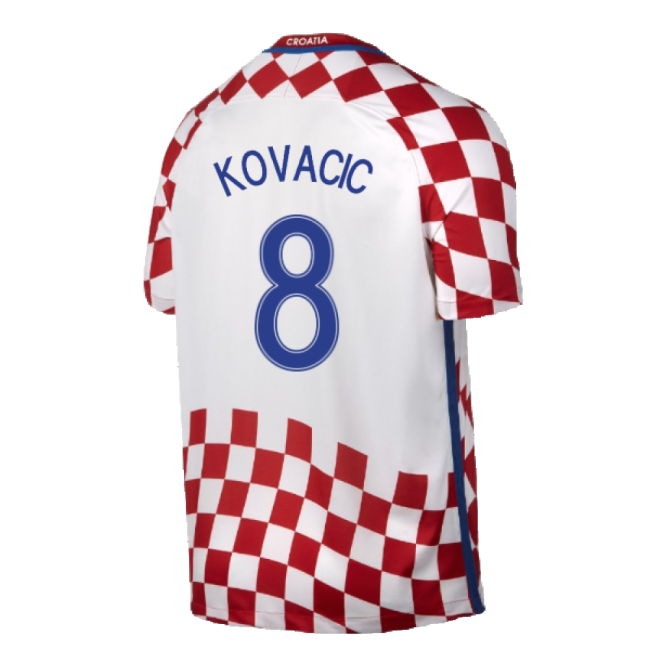 Croatia 2016-17 Home Shirt ((Very Good) XXL) (Kovacic 8)