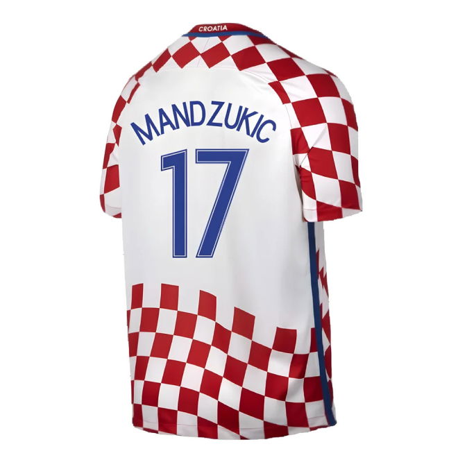 Croatia 2016-17 Home Shirt ((Very Good) XXL) (Mandzukic 17)