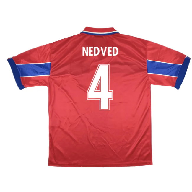 Czech Republic 1998-00 Home Shirt (XL) (Good) (Nedved 4)