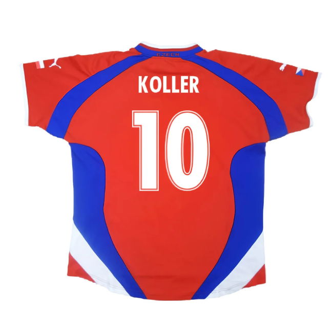 Czech Republic 2000-02 Home Shirt ((Excellent) L) (Koller 10)