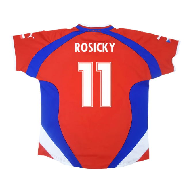 Czech Republic 2000-02 Home Shirt ((Excellent) L) (Rosicky 11)