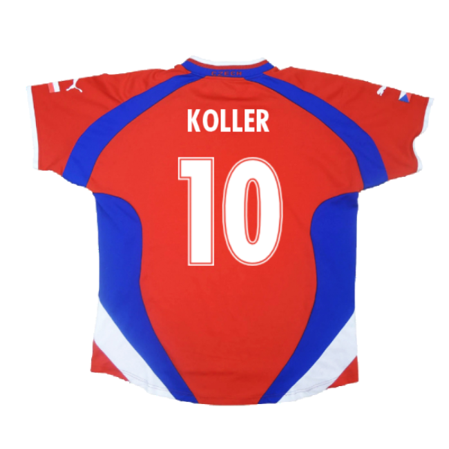 Czech Republic 2000-02 Home Shirt ((Very Good) L) (Koller 10)