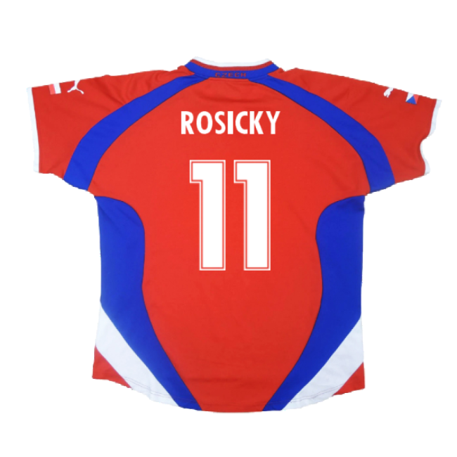 Czech Republic 2000-02 Home Shirt ((Very Good) L) (Rosicky 11)