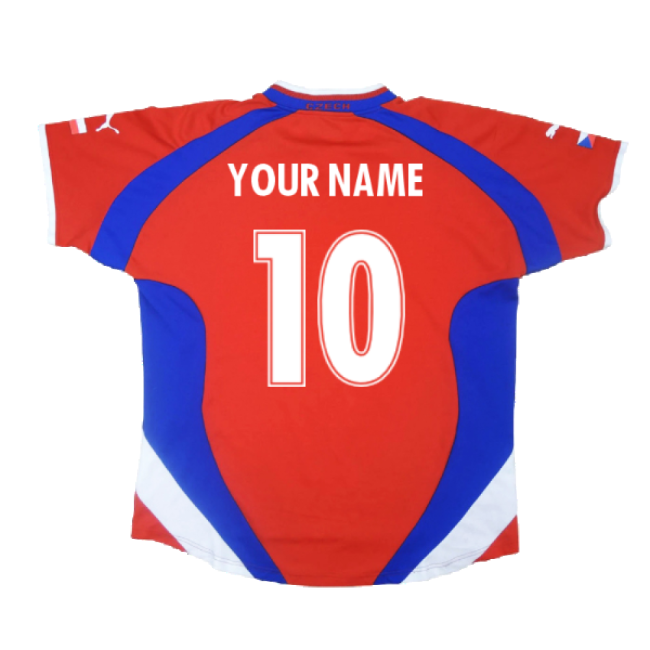 Czech Republic 2000-02 Home Shirt ((Very Good) L) (Your Name)
