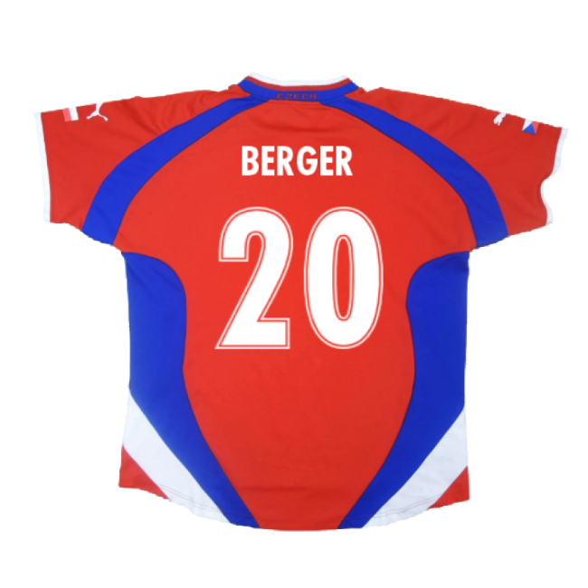 Czech Republic 2000-02 Home Shirt ((Very Good) XL) (Berger 20)