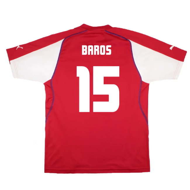 Czech Republic 2003-04 Home Shirt (Excellent) (Baros 15)