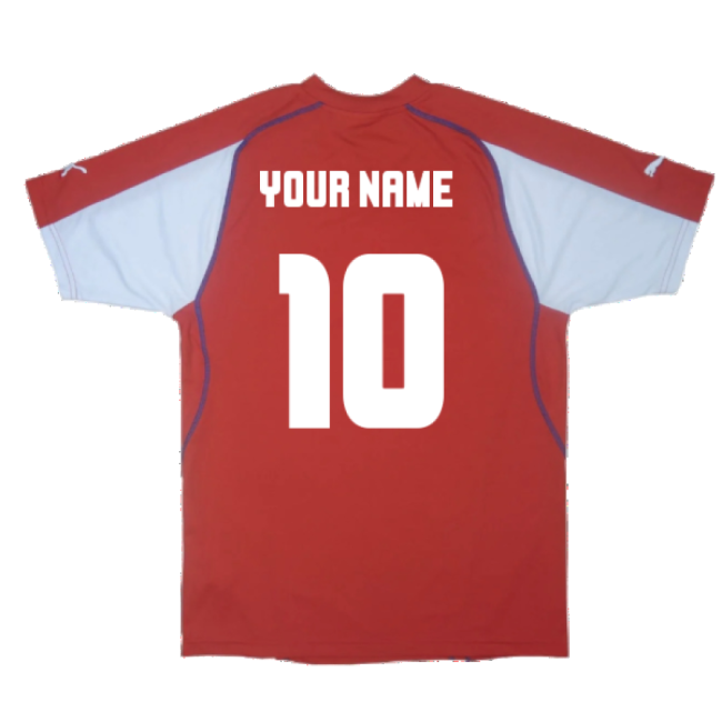 Czech Republic 2003-04 Home Shirt ((Excellent) L) (Your Name)