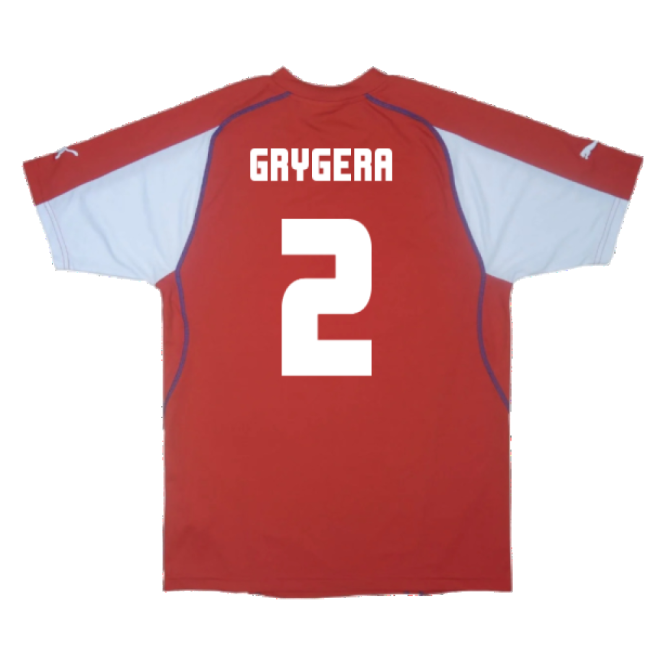 Czech Republic 2003-04 Home Shirt ((Excellent) XL) (Grygera 2)