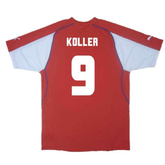 Czech Republic 2003-04 Home Shirt ((Excellent) XL) (Koller 9)