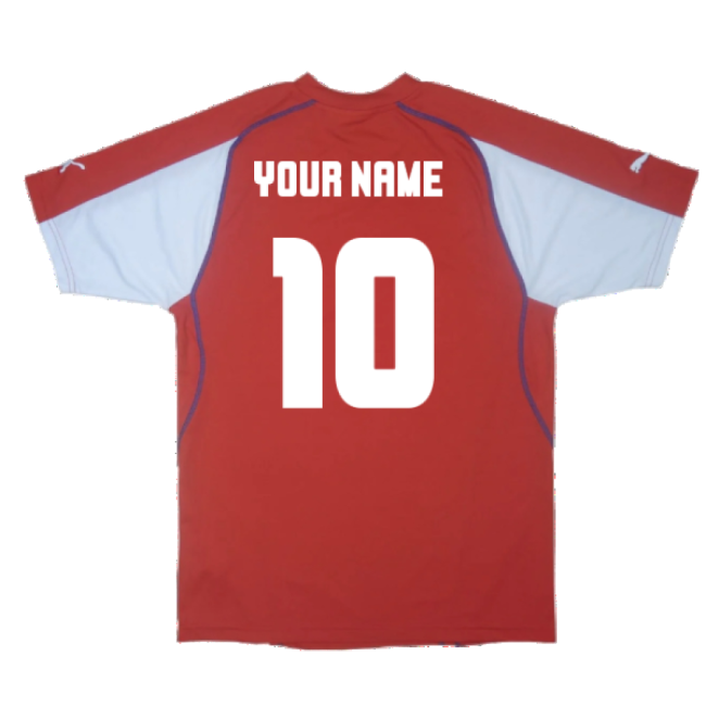 Czech Republic 2003-04 Home Shirt ((Excellent) XL) (Your Name)