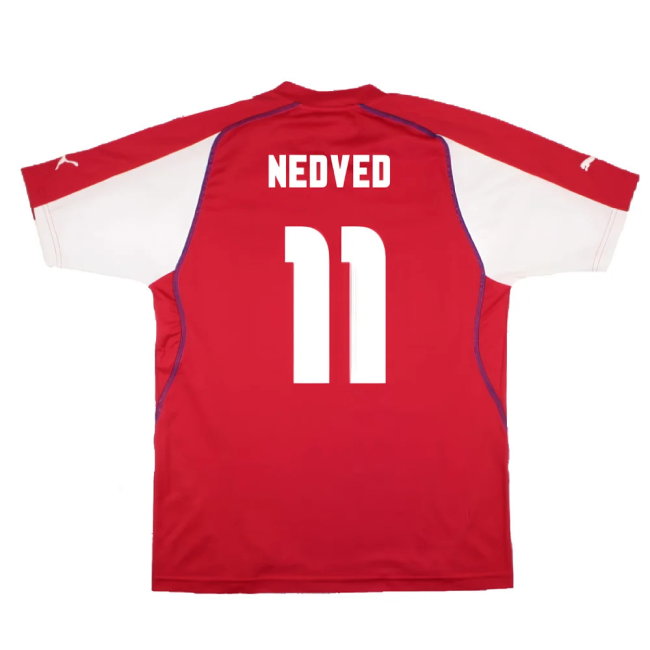 Czech Republic 2003-04 Home Shirt (Very Good) (Nedved 11)