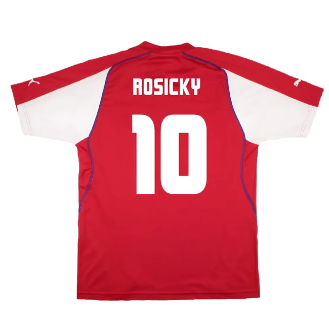 Czech Republic 2003-04 Home Shirt (Excellent) (Rosicky 10)