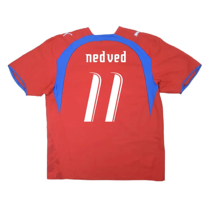 Czech Republic 2006-08 Home Shirt (Excellent) (Nedved 11)